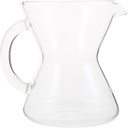 PRETYZOOM Stylish Glass Pitcher Heat-resistant Cold-resistant Mini Coffee Pot for Tea Juice