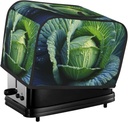 Bright Cabbage 2 Slice Toaster Covers Dustproof Splash-Proof Bread Machine Cover Fingerprint Protectors Small Washable Kitchen Appliance Cover Universal Size