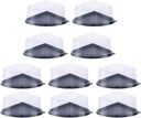 Plastic Container 50Pcs Cake Slices Boxes Plastic Triangle Cheesecake Carrying Boxes Pie Slices Containers Bakery Carrier Cake Holders with Clear Dome Lid Black Containers