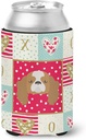Caroline's Treasures CK5212CC Blenheim Cavalier King Charles Spaniel Love Can or Bottle Hugger, Red Cooler Washable Drink Sleeve Collapsible Beverage Insulated Holder, Can Hugger, Multicolor