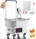 PYY Fryer Filter Machine - 18L/5.8GAL Mobile Fryer Oil Filter Machine 15L/min 1700RPM Stainless Steel Commercial Deep Fryer Oil Filtration Grease Filter Machine for Restaurant Supermarket 300W
