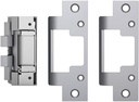 HES 8000C Complete Pac for Latchbolt Locks, Includes The 801 & 801A faceplates, Satin Stainless Steel (630), Dual Voltage (12/24 VDC/VAC) (1)