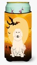 Caroline's Treasures BB4349TBC Halloween Great Pyrenese Tall Boy Hugger Can Cooler Sleeve Hugger Machine Washable Drink Sleeve Hugger Collapsible Insulator Beverage Insulated Holder