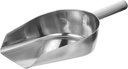 Supermarket Shovel Metal Scoop Ice Scoop Flat Bottom Scoop Flat Bottom Stainless Steel Food Spo