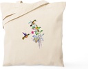 CafePress Hummingbirds Tote Bag Reusable Natural Beige Canvas Shopping Bag