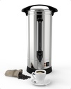 65 Cups-10 L Commercial Coffee Urn, Fast Brew Stainless Hot Water Dispenser, Coffee Dispenser Electric, Hot Water Urn for Catering, Meeting, Party,Silver