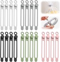 Data Cable Organizer, 2025 New Silicone Headphone Organizers, Silicone Cable Ties Reusable Cable Management Organizers Multipurpose Elastic Cord Organizer for Bundling and Fastening Cables (20 Pcs)