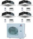 GREE 42,000 BTU 4-Zone Ductless Mini-Split Air Conditioner with WiFi, Remote Control, and Washable Air Filters