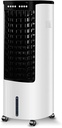 Mobile Air Conditir Compact and Portable, Quiet Three-in- Evaporative Air Cooler/Humidifier/Fan, White