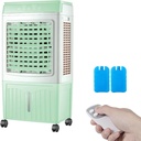 Swamp Cooler, 45L Outdoor Evaporative Cooler with Remote, 3 Speeds, 7.5H Timer, 2 Ice Packs, Energy-Efficient Air Conditioner for Indoor/Outdoor Use