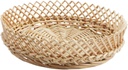OUNONA 1Pc Creative Woven Fruit Basket Multi Purpose Storage Basket for Kitchen Counter Versatile Organizer for Sundries Sturdy Khaki Design Capacity for Home Decor