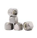 binifiMux 5pcs 3/4-10 Nylock Nylon Inserted Self Locking Nuts Stainless Steel 304 Plain Finish