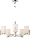 Maxim Dart 5 Light Medium Chandelier with Satin Nickel Finish