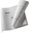 KOHLER 534-NA Undermount Installation Kit for K-1848 and K-1849 Underscore Bathtubs