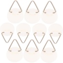 50pcs Round Hook Plate Hangers Adhesive Wall Plate Hangers for Wall Kitchen Supply