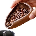Wooden Coffee Bean Dosing Cup,Weigh Coffee Bean Container,Coffee Bean Bowl Dosing Wooden Coffee Bean Measuring Cup Durable Espresso Dosing Cup Vessel Cupping Tray