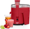 Compact Electric Juice Extractor, 2-Speed Centrifugal Juicer, Red