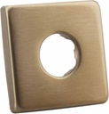 RP51034CZ Shower Drain Flange for Delta Faucets - Champagne Bronze Stainless Steel, Perfect Fit Shower Arm & Drain System | Square Single Packaging Design