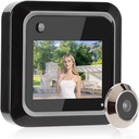 Zetiling 2.4-inch Smart Door Viewer with Wide Angle Camera, TFT LCD Display, and Photo Recording Capability, Zetiling6k7gmzg8ue