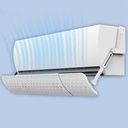 Fold-able Air Conditioner Deflector, Adjustable Anti Direct Blowing Windshield Air Conditioning Baffles, Universal Retractable Air Conditioner Wind Deflector for Bedroom Office Hotel