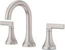 Pfister Vedra Bathroom Sink Faucet, 8-Inch Widespread, 2-Handle, 3-Hole, NSF Certified, Spot Defense Brushed Nickel Finish, LF049VEDGS