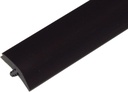 20ft Roll of Black 3/4" Plastic Tee Moulding for Arcade Game Cabinets, Counters, Shelves, or Tables
