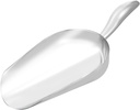 Alipis Stainless Steel Utility Scoop Large Ergonomic Ice Scoop for Candy Beans Rice Kitchen Tool for Parties Buffets and Bars Resistant Design Silver