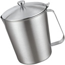 Luxshiny Stainless Steel Measuring Cup with Lid Graduated Coffee Pitcher for Espresso Latte Art for Baking Tea Rustproof Design