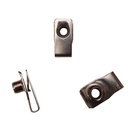 5/16"-18 Long Stainless Steel U -Style Clip-On Nut,U-Type Fasteners (Pack of 20)