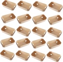 20pcs Wooden Bread Storage Containers Loaf Bread Storage Dessert Takeaway Boxes