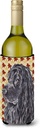 Caroline's Treasures SC9541LITERK Black Cocker Spaniel Fall Leaves Wine Bottle Hugger Bottle Cooler Sleeve Hugger Machine Washable Collapsible Insulator Beverage Insulated Holder