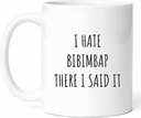 Bibimbap Hater Coffee Mug - Korean Mixed Asian Cuisine Cup, 11oz Ceramic Gift from Friends for Food Lovers/Birthday/Him/Her/Christmas/Taste Tests