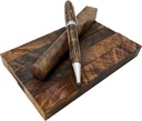 Barrington Hardwoods Burled Highly Figured Walnut Pen Blanks - 3/4" x 3/4" x 6" (5 Pieces)
