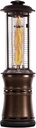Ember Patio Heater 5.8ft - 36,000 BTU Portable Propane Patio Heater with 360° Heat Distribution, Adjustable Flame, and Shatter-Proof Borosilicate Glass (Propane, Heritage Bronze)