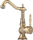 Brass Kitchen Faucet Antique Single Handle Bathroom Faucet, Mixer Tap Bronze Multifunctional, 360 Degree Swivel Spout Bathroom Sink, Universal Splash Filter Lavatory Faucet