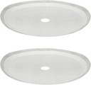 KICHOUSE 2pcs Stainless Steel Mesh Filter Screens for Tea and Coffee Makers Food-grade Replacement Filters Washable for Brewing and Straining