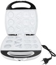 Electric Cookies Maker with Safety Handle, Waffle Biscuit Machine for Anti Stick Compact Fast Breakfast (US Plug 110V)