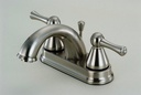 Hardware House 13-6044 Two- Handle Lavatory Faucet, Satin Nickel