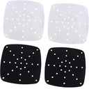 8pcs Heat Resistance Cloth Baking Mats for Air Fryer Non-stick Reusable