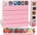 50Pack Strawberry Boxes - 12x2.2x2 Inch with Clear Window for Macaron, Chocolate Truffle, Cookie & Bakery Boxes
