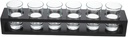 PRETYZOOM Glass Cup Set with Wood Holder 6 Liquor Wine Cups KTV Cocktail Glasses Space-Saving Rack for Home Bar for Entertaining and Parties