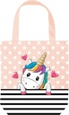 Kitty Tote Bag - Unicorn Party Favors & Decor - Pink Unicorn Gift Bag
