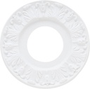 Westinghouse 7702700 Victorian Ceiling Medallion 10-Inch Dia, White Finish, 1-Pack