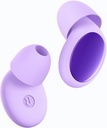 Ear Plugs for Sleeping 45dB Noise Cancelling Ear Plugs for Concerts & Noise Reduction, Earplugs for Sleep, Snoring Airplane Musician Calmer, Silicone Earplugs Reusable Concert Ear Plug +8Tip Violet