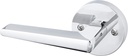 SURE-LOC BS100-RD 26 Modern Series Basel Round Dummy Lever, Polished Chrome