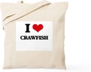 CafePress Crawfish Tote Bag Reusable Natural Beige Canvas Shopping Bag