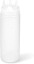 Traex 3324-13 Clear 24 Ounce Tri Tip Squeeze Dispenser