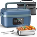 VASG Cordless Electric Lunch Box for Adults, 16000mAh Rechargeable Auto Heated Lunch Box, 1L Portable Self-Heating Food Warmer for Office, Picnic, Car & Outdoor Use