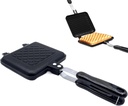 Sandwich Maker, Grilled Panini Maker Pan with Non-Stick Plates, Stovetop Toasted Sandwich Maker Press, Double Sided Aluminum Flip Cheese Maker Frying Pan for Home Kitchen Breakfast Camping