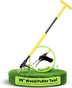 Weed Wrangler Weed Puller Tool - 39" Heavy-Duty Stand Up Weed Pulling Tool with Long Handle for Effortless Lawn & Garden Work - Perfect for Lawn, Yard, Garden, Crabgrass, Dandelions, & More.